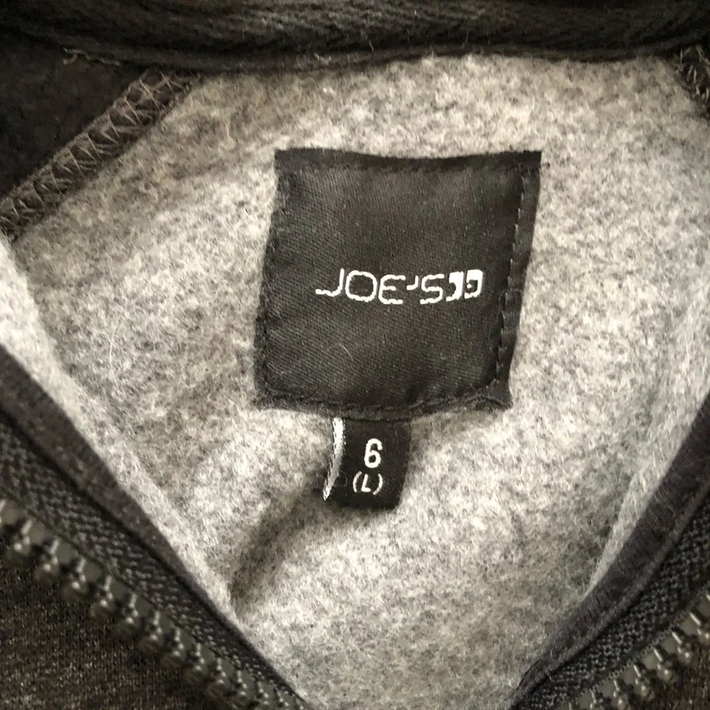 NWT Joe’s Jeans Kids Black and Gray Hoodie Jacket